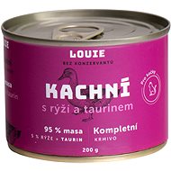LOUIE Compl. Cat Food - Duck (95%) with Rice (5%) and Taurine 200g - Canned Food for Cats