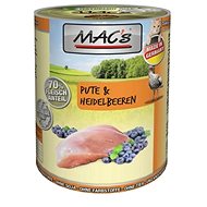 MAC's  Cat Turkey with Blueberries 800g - Canned Food for Cats
