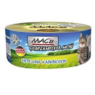 MAC's Cat FINE NECKLACE Duck and Rabbit 100g - Canned Food for Cats
