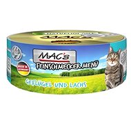 MAC' s Cat FINE FISH Poultry with salmon 100g - Canned Food for Cats