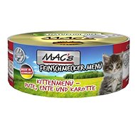 MAC' s Cat FINE Duck with carrots for kittens 100g - Canned Food for Cats