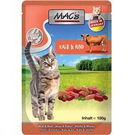 MAC's Cat Veal and Beef with Cranberries 100g - Cat Food Pouch