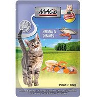 MAC's Cat Sleď s krevetami 100 g - Kapsička pre mačky