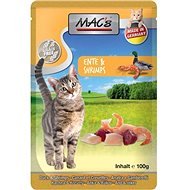 MAC's Cat Kačacie s krevetami 100 g - Kapsička pre mačky