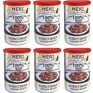 MERI Chicken Hearts 400g, 6 pcs - Canned Food for Cats