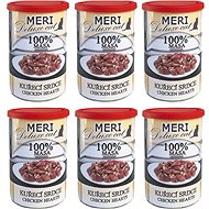 MERI Chicken Hearts 400g, 6 pcs - Canned Food for Cats
