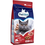 PreVital Adult Cat Beef 1.4kg - Cat Kibble