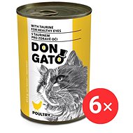 Don Gato Canned food for cats with poultry 6 × 415 g - Canned Food for Cats