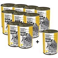 Don Gato Poultry 9 × 415g + 1 free - Canned Food for Cats