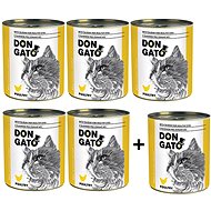 Don Gato Poultry 5 × 850g + 1 free - Canned Food for Cats