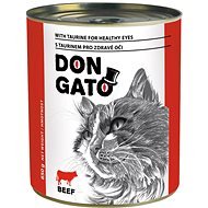 Don Gato Konzerva pre mačky s hovädzím 850 g - Konzerva pre mačky