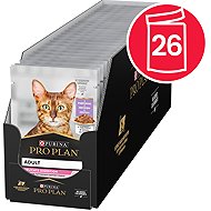 PRO PLAN Delicate Digestion pouches for cats, turkey in gravy, 26x85g - Cat Food Pouch