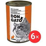 Don Gato Canned food for cats with rabbit 6 × 415 g - Canned Food for Cats