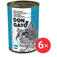 Don Gato Canned food for cats with fish 6 × 415 g - Canned Food for Cats