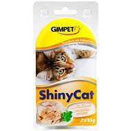 GimCat Shiny Cat Tuna Blood Maltose 2 × 70g - Cat Food in Tray