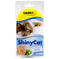 GimCat Shiny Cat Tuna Chicken 2 × 70g - Cat Food in Tray