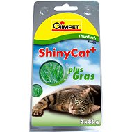 GimCat Shiny Cat Tuna Grass 2 × 70g - Cat Food in Tray