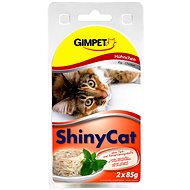 GimCat Shiny Cat Chicken 2 × 70g - Cat Food in Tray