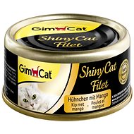 GimCat Shiny Cat Chicken Fillet with Mango 70g - Canned Food for Cats