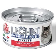 Monge Lechat Excellence Flakes with Beef 80g - Canned Food for Cats