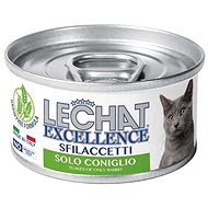 Monge Lechat Excellence Flakes with Rabbit Meat 80g - Canned Food for Cats
