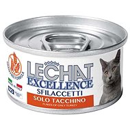 Monge Lechat Excellence Flakes with Turkey Meat 80g - Canned Food for Cats