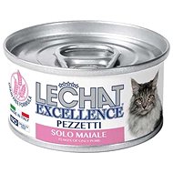 Monge Lechat Excellence Flakes with Pork 80g - Canned Food for Cats