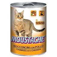 Moustache Cat Chunks Chicken 415g - Canned Food for Cats