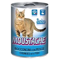 Moustache Cat Chunks Fish 415g - Canned Food for Cats