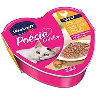 Vitakraft Cat mokré krmivo Poésie Création kura a zelenina 85 g - Konzerva pre mačky
