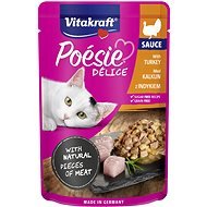 Vitakraft Cat Wet Food Poésie Poésie Délice Turkey 85g - Cat Food Pouch