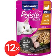 Vitakraft Cat wet food Poésie Délice turkey 12 × 85 g - Cat Food Pouch