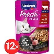 Vitakraft Cat wet food Poésie Délice beef 12 × 85 g - Cat Food Pouch