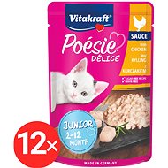 Vitakraft Cat wet food Poésie Délice Chicken Junior 12 × 85 g - Cat Food Pouch