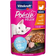Vitakraft Cat wet food Poésie Délice turkey Junior 85g - Cat Food Pouch