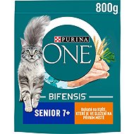 Purina ONE Bifensis Senior 7+ dry food for cats, chicken 800g - Cat Kibble