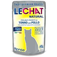 Monge Lechat Natural Tuna and chicken 80g - Cat Food Pouch