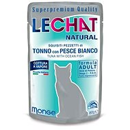 Monge Lechat Natural Tuna and Ocean Fish 80g - Cat Food Pouch