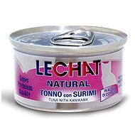 Monge Lechat Natural Tuna with Surimi 80g - Canned Food for Cats