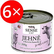 Falco Sense Cat Lamb and Beef 200g 6 pcs - Canned Food for Cats