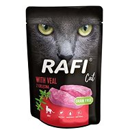 Rafi Cat Grain Free pocket with veal 100 g - Cat Food Pouch