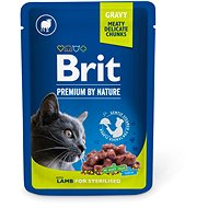 Brit Premium by Nature Cat Pouches Lamb for Sterilised 100 g - Cat Food Pouch