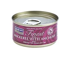 FISH4CATS Canned cat food Finest mackerel with sardines 70 g - Canned Food for Cats