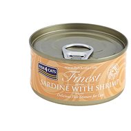 FISH4CATS Canned food for cats Finest sardine with shrimps 70 g - Canned Food for Cats