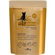 Catz finefood Capsule CF No.7 with beef and veal 85 g - Cat Food Pouch