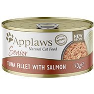 Applaws konzerva Cat Senior Tuniak s lososom 70 g - Konzerva pre mačky
