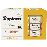 Applaws Canned Multipack Chicken Selection 12 × 156 g - Canned Food for Cats