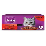 Whiskas kapsičky klasický výběr ve šťávě pro dospělé kočky 80 × 85 g - Cat Food Pouch