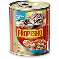 Propesko konzerva pro kočky s lososem v želé 830 g - Canned Food for Cats
