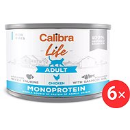 Calibra Cat Life canned food for adult cats with chicken 6 × 200 g - Canned Food for Cats